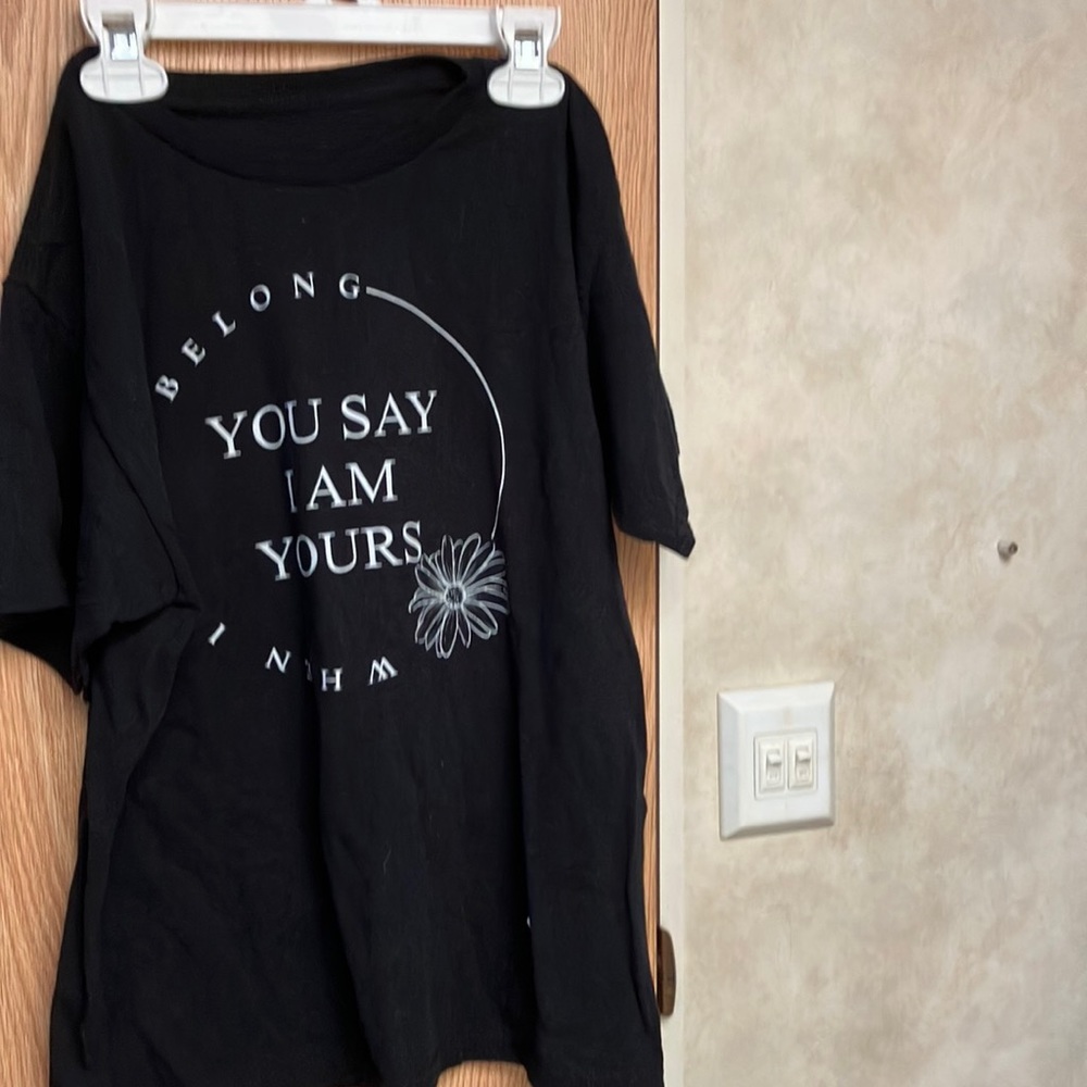 Black and white you say Lauren daigle shirt youth large